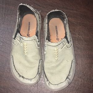 Boys size 13 Merrell shoes